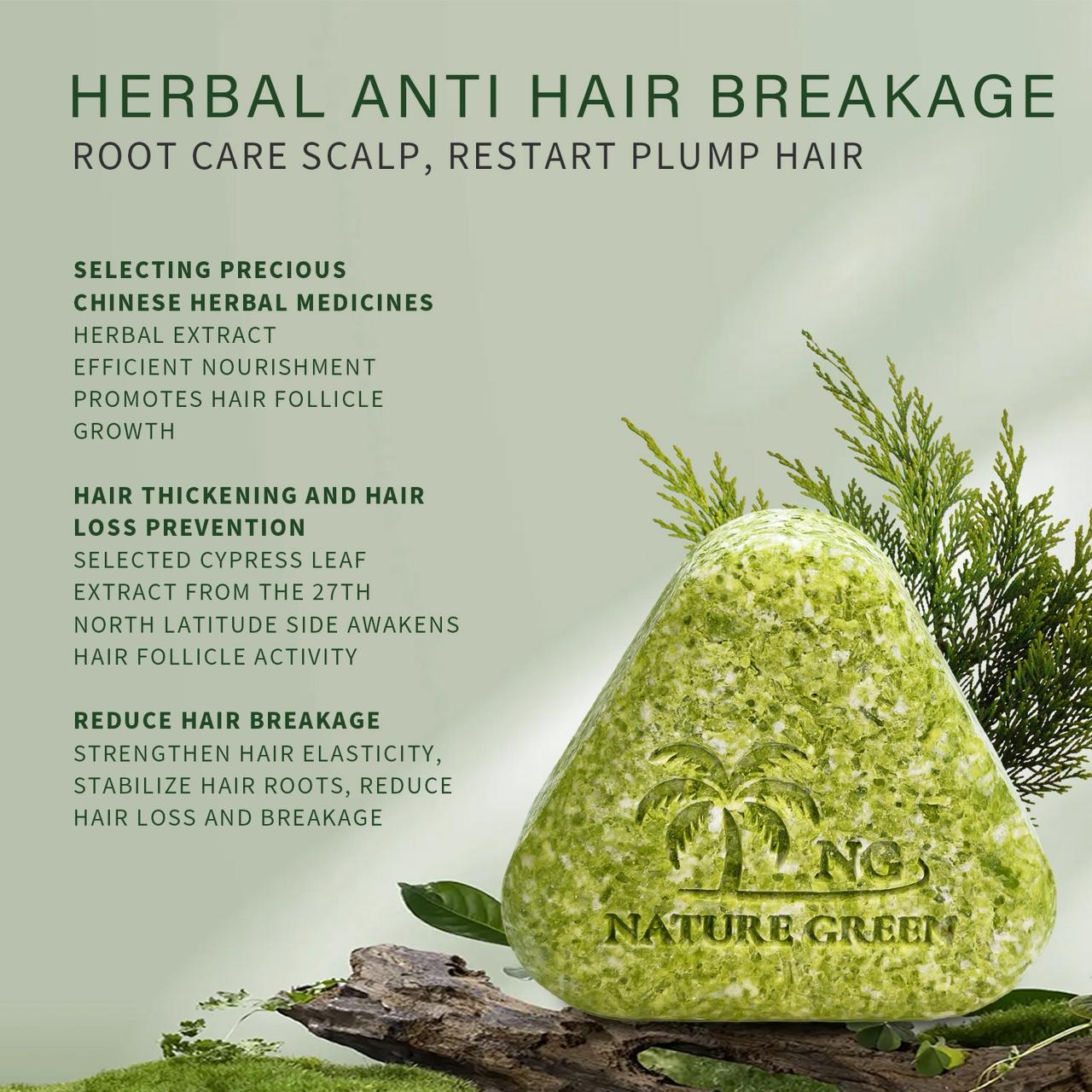 Nature Green Herbal Hair Soap