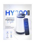 HY300 Pro Projector 4K Supported, Android 11, Dual Wifi6, 260 ANSI Lumens, Allwinner H713 BT5.0, 1080P 1280x720P, Home Cinema Outdoor Projector
