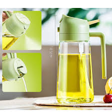 2-in-1 Glass Oil Spray & Pour Bottle – 16oz (473ML)